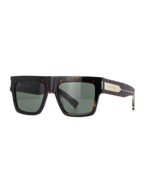SAINT LAURENT Saint Laurent Grey Square Men's Sunglasses SL 628 003 55