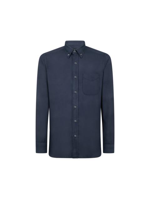 TOM FORD CASHMERE LIGHT TWILL SLIM FIT SHIRT