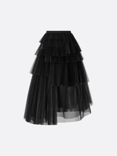 Dior Mid-Length Asymmetric Pleated Skirt