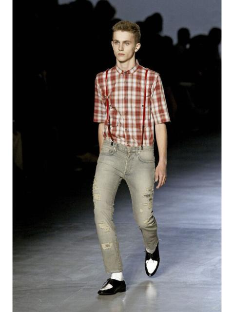 Dior Dior - Hedi Slimane - S/S 06 - Crash Denim Jean