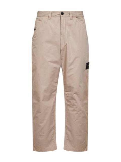 Stone Island Stone Island Men Desert Ripstop Straight-Leg Trousers