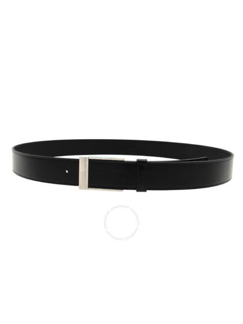 Other Designers Bally Outline 35mm Grained Leather Belt