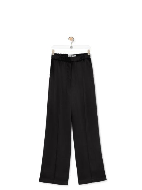 Pyjama trousers in silk