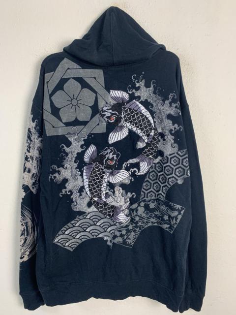 Other Designers Japanese Brand - Fugutaiten Sukajan Koi Fish Hoodie
