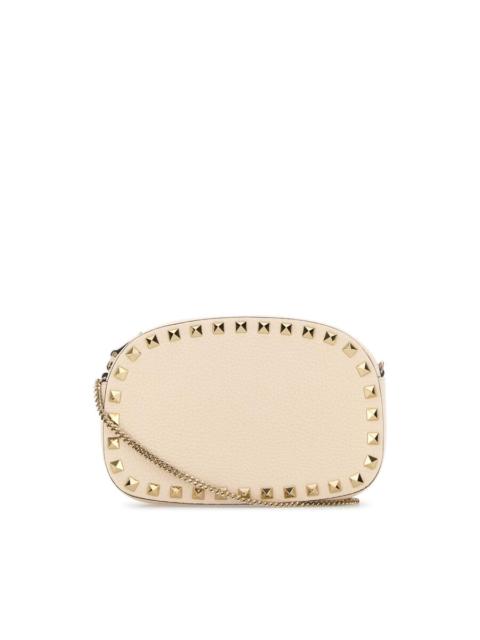 Valentino Valentino Garavani Ivory Leather Rockstud Crossbody Bag