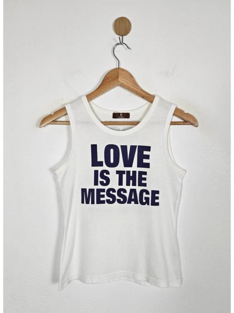 Other Designers Japanese Brand - Superlovers Love is the Message sleeveless tank shirt