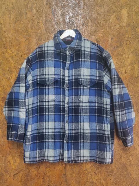 Other Designers Japanese Brand - Moose Creek Flannel Button Ups Black Sherpa