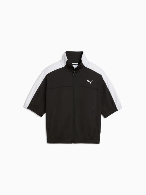 PUMA T7 Women's Short Sleeve Track Jacket