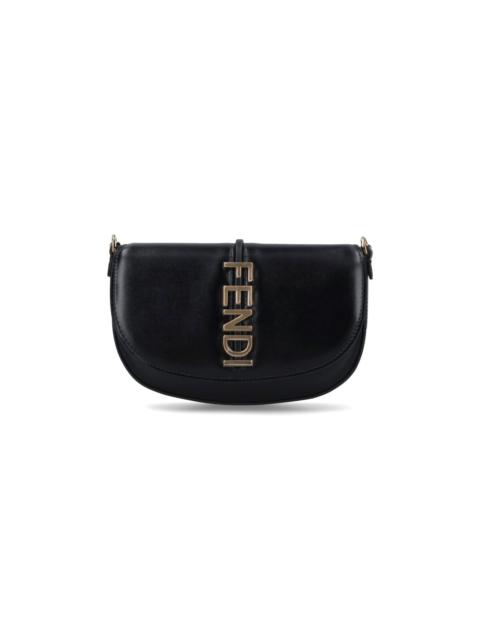 FENDI 'FENDIGRAPHY' CHAIN WALLET