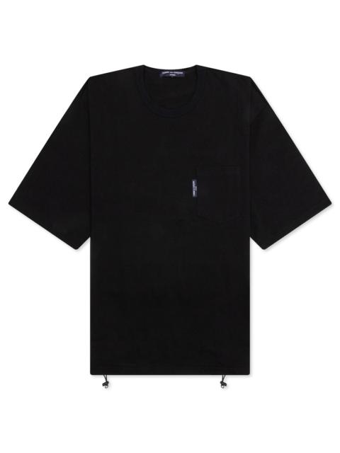 Comme des Garçons Homme ADJUSTABLE WAIST POCKET T-SHIRT - BLACK