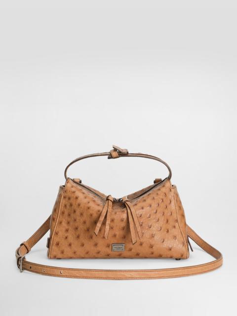 Dolce & Gabbana Vittoria ostrich leather bag