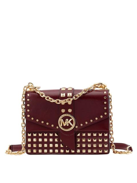 Other Designers Michael Kors Patent Leather Extra-small Greenwich Crossbody Bag