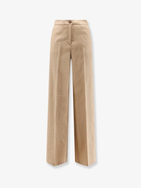 PINKO Pinko Jacopone Linen And Viscose Trousers