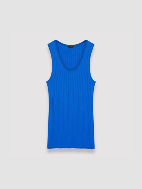 JOSEPH Viscose Ribbed Knitted Tank Top