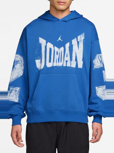 Jordan Brooklyn Collegiate Oversize Hoodie in Sport Blue/Black at Nordstrom