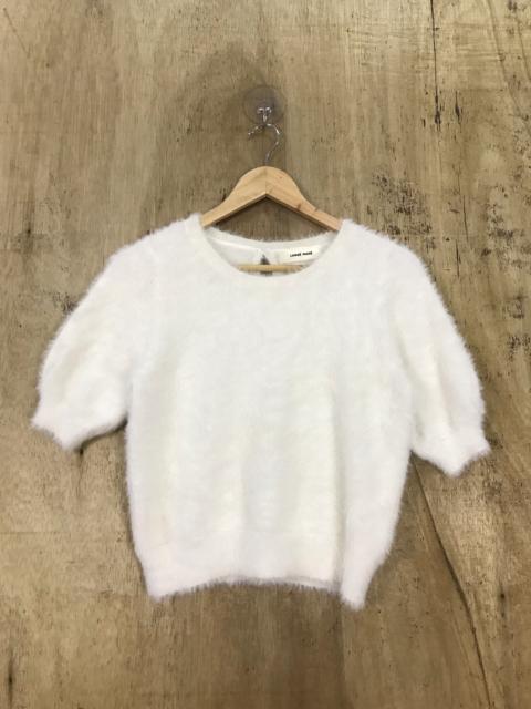 Other Designers Homespun Knitwear - Laisse Passe Mohair Soft Fur Shag Knit Sweater CropTop