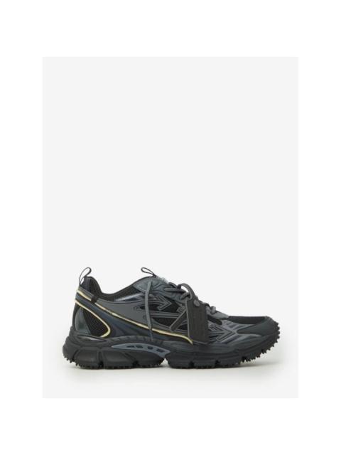 Moncler OFF-WHITE Be Right Back Black Sneakers New & Authentic (Men'
