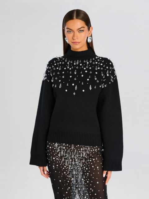 RETROFÊTE CHRISTA EMBELLISHED SWEATER