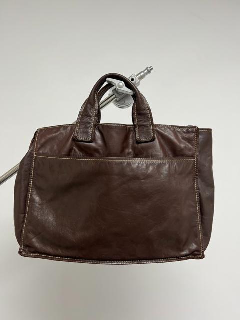 Miu Miu Miu Miu lambskin Maillard-colored handbag