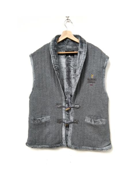 Other Designers Valentino × Vintage - Vintage Valentino Coupeau Sherpa Sleeveless Jacket