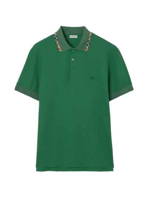 Burberry Burberry Men Logo Cotton Polo Shirt