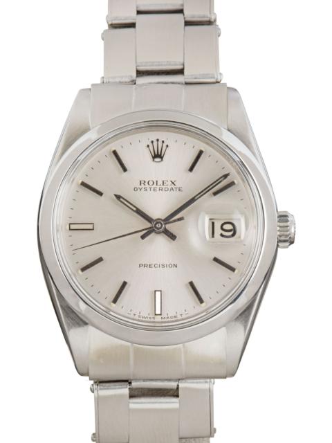ROLEX Pre-owned Rolex OysterDate Silver Dial 6694 Stainless Steel