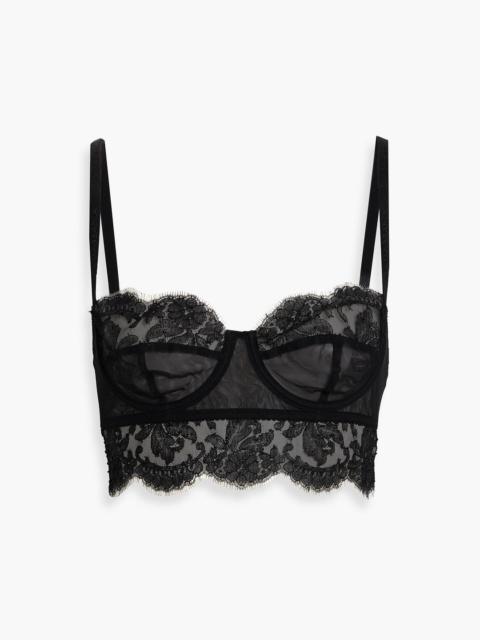 Dolce & Gabbana Lace and tulle underwired bralette