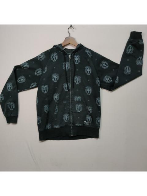Other Designers VINTAGE CRIME MONOGRAM ZIPPER UPS HOODIE SWEATER JACKET