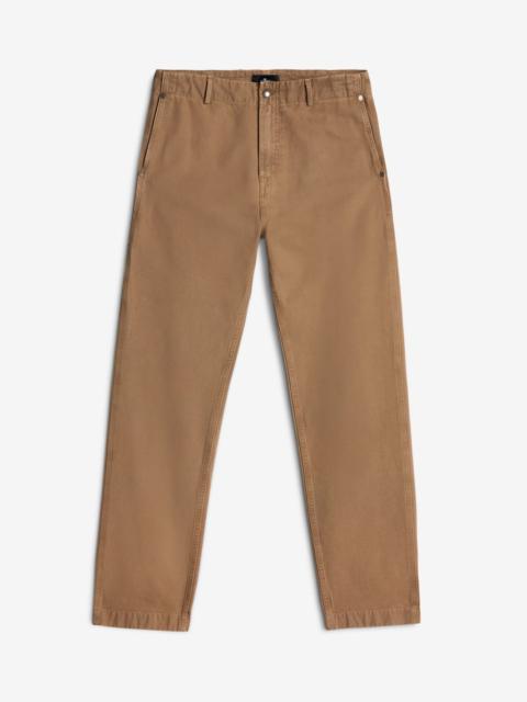 7 For All Mankind Utility Canvas Straight Chino in Khaki