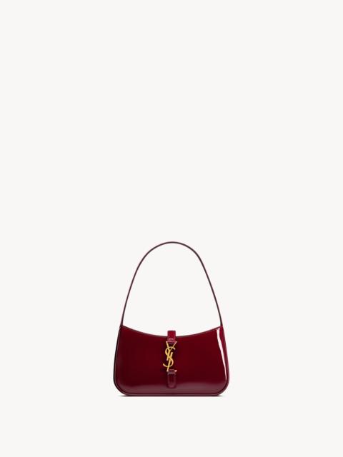 SAINT LAURENT MINI LE 5 À 7 IN PATENT LEATHER