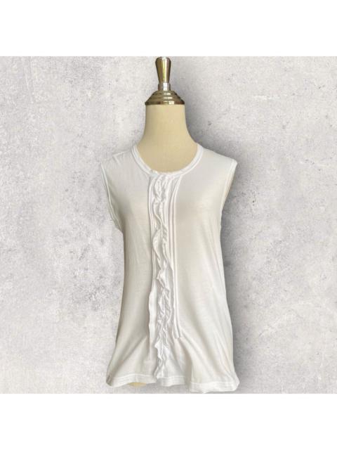 Comme Des Garcons Frill Sleeveless T Shirt