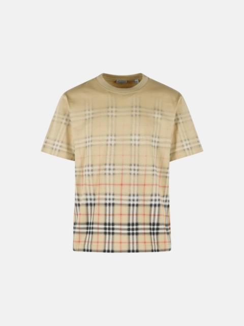 Burberry 'RYAN' SAND BEIGE COTTON T-SHIRT