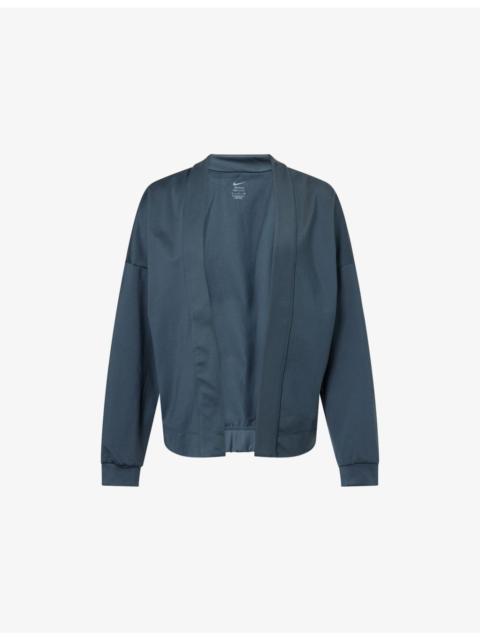 Nike Dri-FIT Zenvy Oversized Stretch-Woven Cardigan