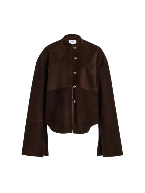 ADAM LIPPES Rhys Suede Jacket brown
