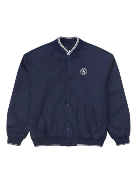 Converse Logo Baseball Jacket 'Navy' 10025987-A02