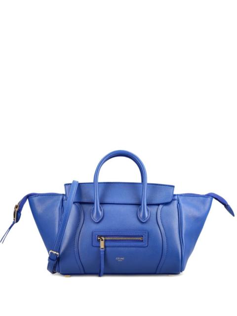 CELINE Celine Women Luggage Small Leather Tote Bag