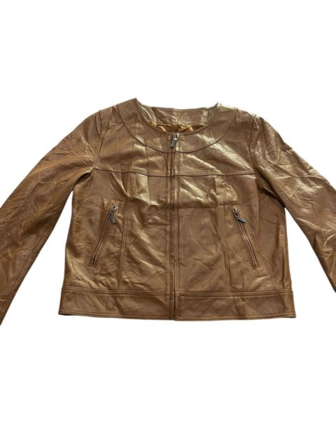 Other Designers Genuine Leather × Vintage - 🇮🇹 GENUINE LEATHER JACKET MADE IN ITALY