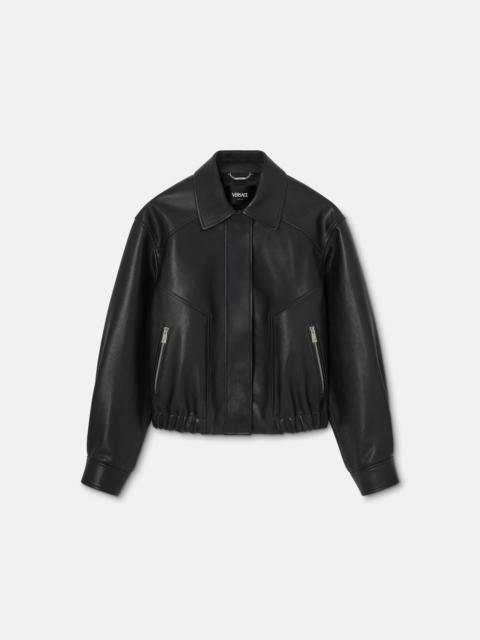VERSACE Leather Blouson