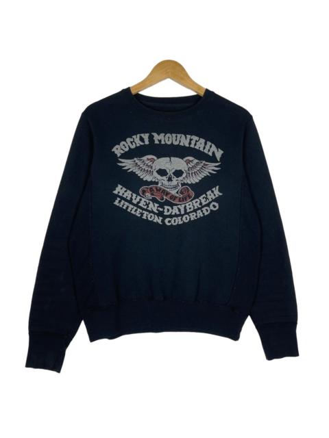 Other Designers Harley Davidson - Rocky Mountain Big Logo Crewneck Sweatshirt