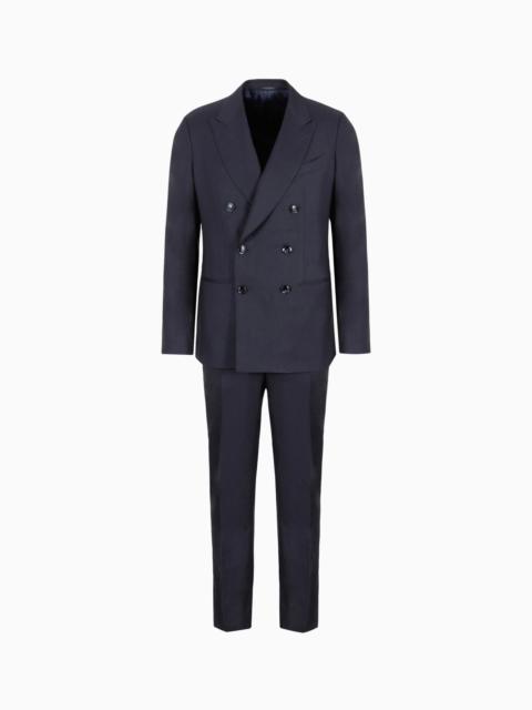 GIORGIO ARMANI Napoli Line double-breasted cashmere and silk suit