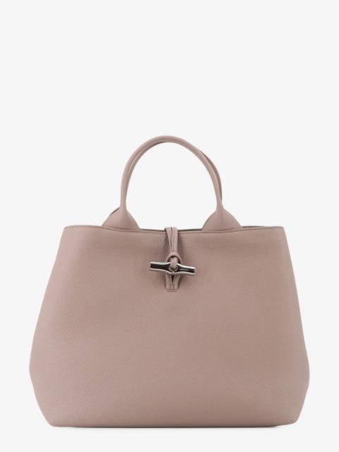 Other Designers Longchamp Paris Le Roseau L Leather Handbag