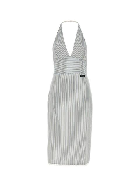 Miu Miu Miu Miu Women Printed Silk Dress