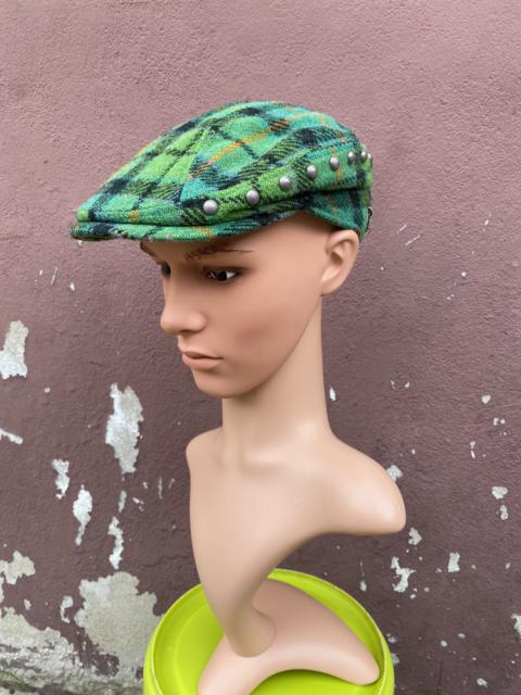 Other Designers Vintage - Vintage Harris Tweed Tartan Check Baretta Hat