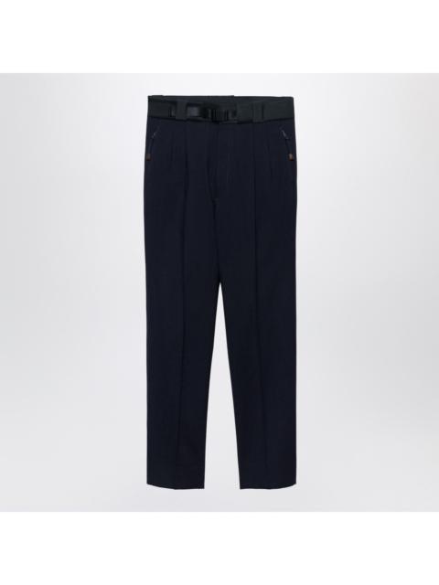 Prada Prada Wool Trousers With Technical Details Men