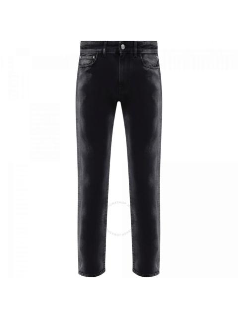 GCDS GCDC Denim Black Straight Jeans