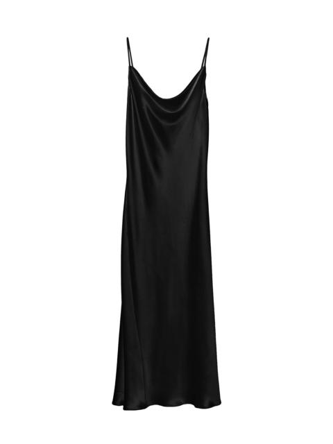 Fleur du Mal Cowl Neck Slip Dress