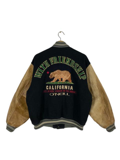Other Designers Oneill - Vintage 90s O'Neill California Republic Bear Varsity Jacket