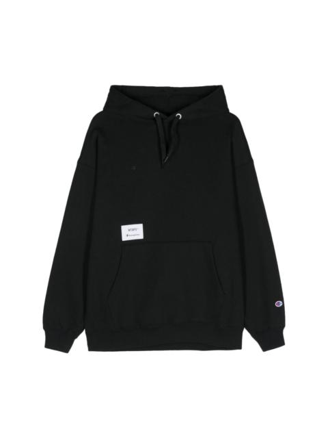 x Champion Academy logo-embroidered hoodie