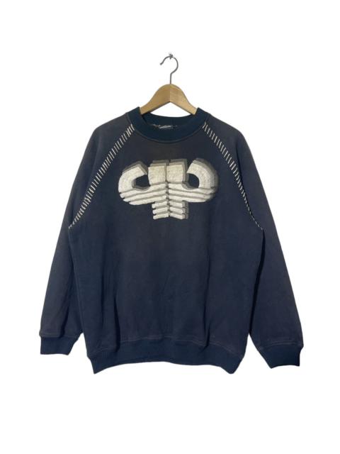 Other Designers VINTAGE FADED PELLE PELLE EMBROIDERY LOGO SWEATSHIRT