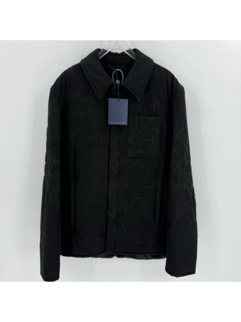 Louis Vuitton Louis Vuitton LV Black Embroidered Quilted Jacket